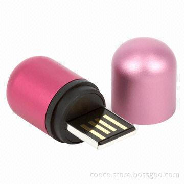Mini USB Flash Drives, 1 to 256GB Memory Capacity, 10 Years Minimum Data Retention